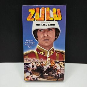 Zulu VHS Michael Caine Widescreen Letterbox Edition Vintage War Movie Epic 1996